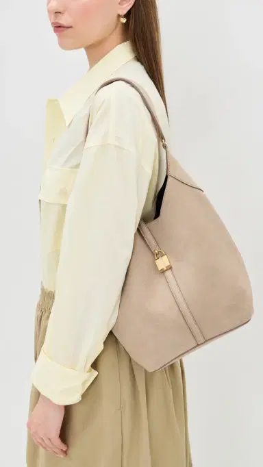 DeMellier Siena Bucket Bag Light Taupe One Size | Thumbnail 3 DeMellier Siena Bucket Bag Light Taupe One Size | Thumbnail 3