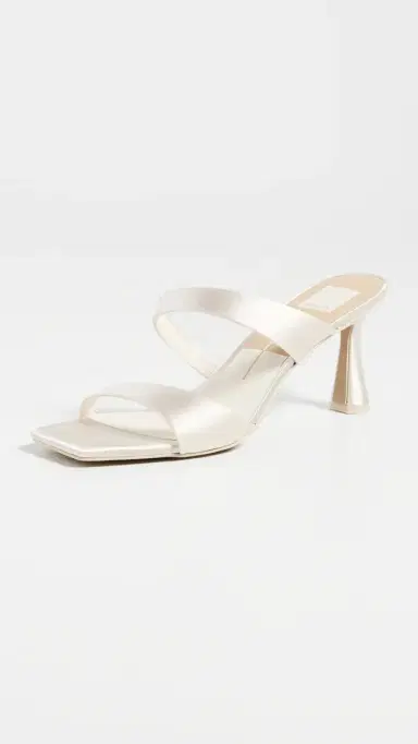 Dolce Vita Icelyn Sandals Ivory Satin 8 | Thumbnail 2 Dolce Vita Icelyn Sandals Ivory Satin 8 | Thumbnail 2