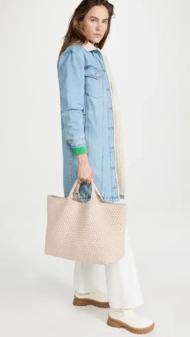 Naghedi St Barths Large Tote Ecru One Size | Thumbnail 3