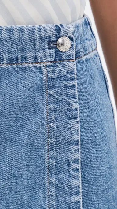 Madewell Denim Wrap Mini Skort Midvale Wash | Thumbnail 6 Madewell Denim Wrap Mini Skort Midvale Wash | Thumbnail 6