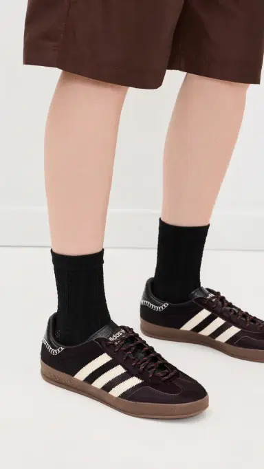 Adidas x Wales Bonner Gazelle Pony Sneakers aurora coffee/white/black | Thumbnail 3