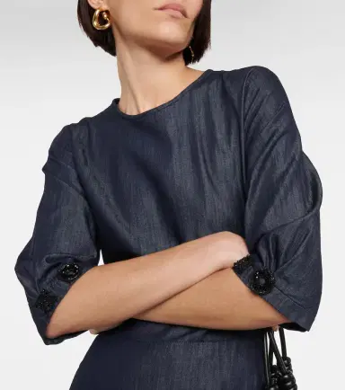 'S Max Mara Valery denim midi dress | Thumbnail 2