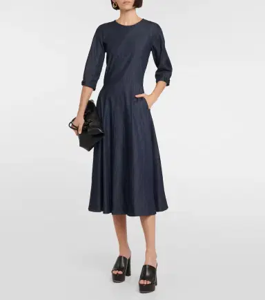 'S Max Mara Valery denim midi dress | Thumbnail 5