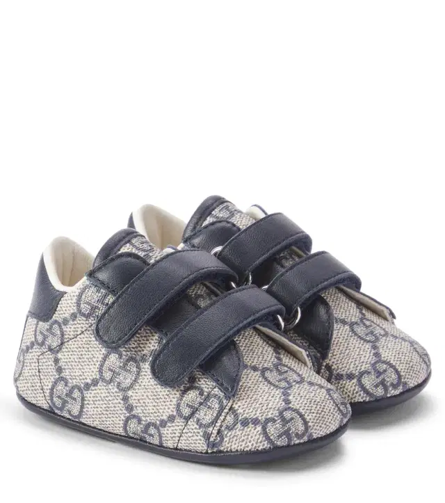 Baby Ace GG Canvas booties