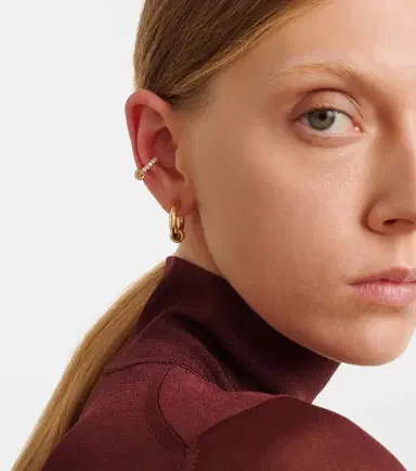Spinelli Kilcollin 18kt gold single ear cuff with diamonds | Thumbnail 3