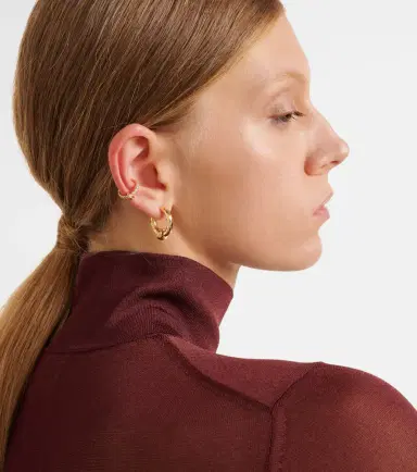 Spinelli Kilcollin 18kt gold single ear cuff with diamonds | Thumbnail 4