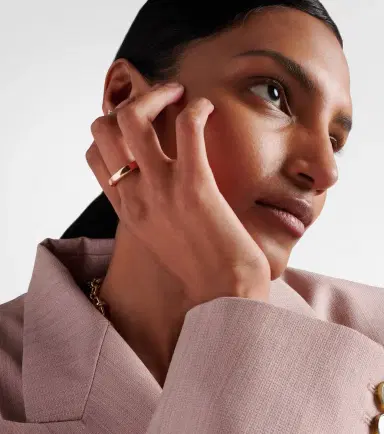 Pomellato Iconica Extra Slim 18kt rose gold ring | Thumbnail 4