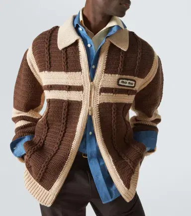 Miu Miu Cable-knit cashmere zip-up sweater | Thumbnail 5