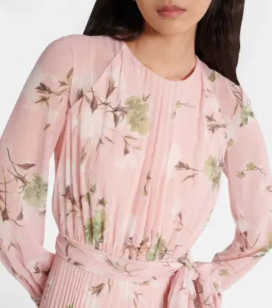 Erdem Floral pleated voile gown | Thumbnail 2