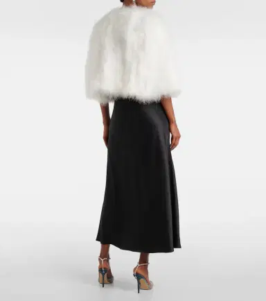 Yves Salomon Feather jacket | Thumbnail 3 Yves Salomon Feather jacket | Thumbnail 3