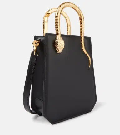 Bvlgari Serpentine Mini leather top-handle bag | Thumbnail 3 Bvlgari Serpentine Mini leather top-handle bag | Thumbnail 3