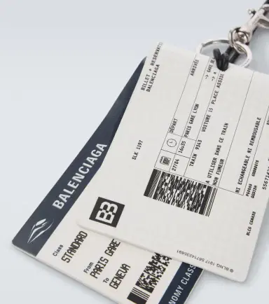 Balenciaga Train Ticket keychain | Thumbnail 2