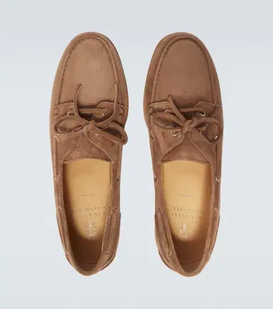 Brunello Cucinelli Suede boat shoes | Thumbnail 3