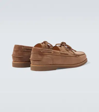 Brunello Cucinelli Suede boat shoes | Thumbnail 4