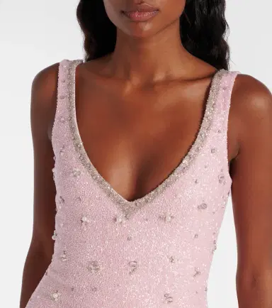 Clio Peppiatt Coralina crystal-embellished minidress | Thumbnail 2 Clio Peppiatt Coralina crystal-embellished minidress | Thumbnail 2