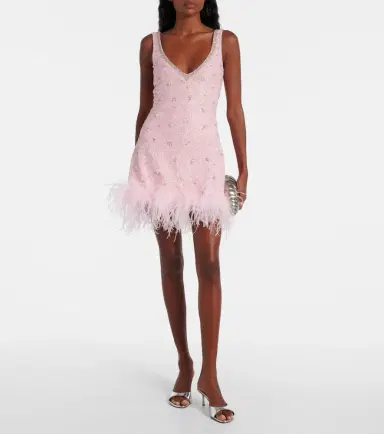 Clio Peppiatt Coralina crystal-embellished minidress | Thumbnail 4 Clio Peppiatt Coralina crystal-embellished minidress | Thumbnail 4