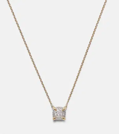David Yurman Petite Chatelaine 18kt gold necklace with diamonds | Thumbnail 4