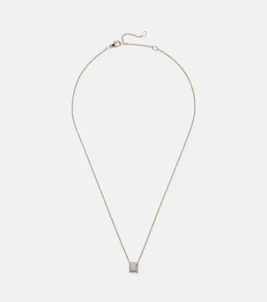 David Yurman Petite Chatelaine 18kt gold necklace with diamonds | Thumbnail 1