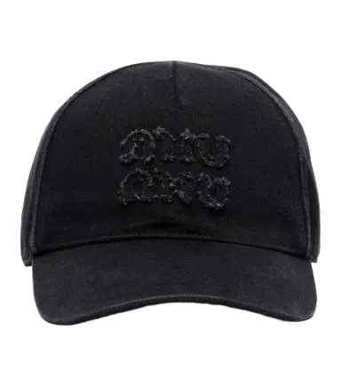 Miu Miu Logo denim baseball cap | Thumbnail 1
