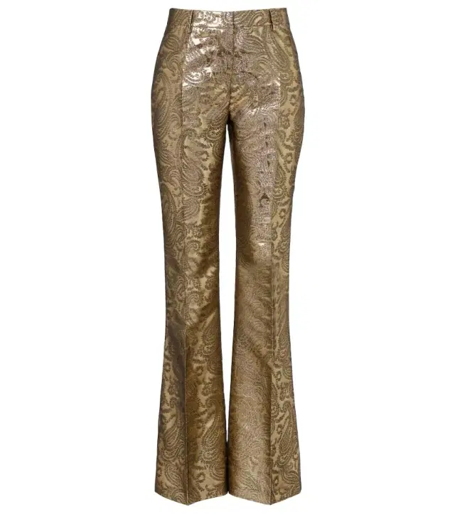 Etro Paisley brocade flared pants