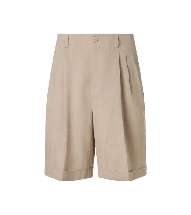 Pastro linen-blend Bermuda shorts