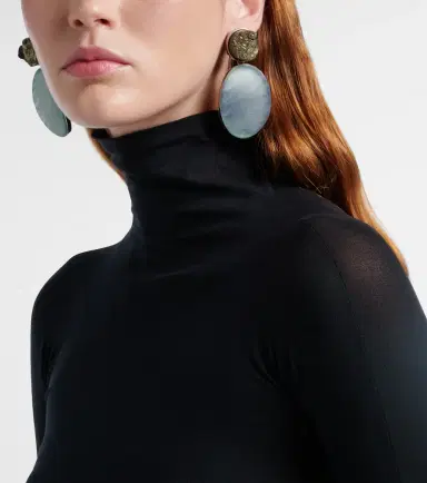 Alaïa Alaïa Embellished drop earrings | Thumbnail 5