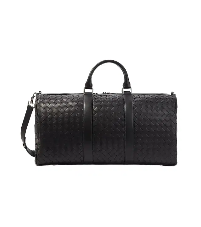 Bottega Veneta Intrecciato leather duffel bag