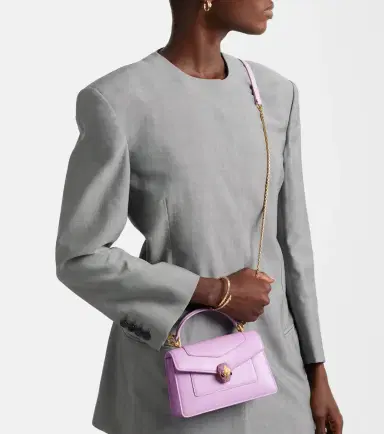 Bvlgari Serpenti Forever Mini leather top-handle bag | Thumbnail 4 Bvlgari Serpenti Forever Mini leather top-handle bag | Thumbnail 4