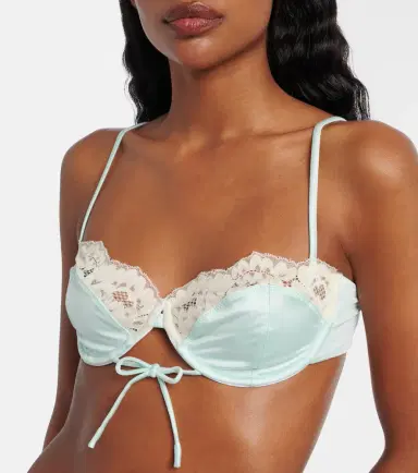 Montce Lena lace-trimmed bikini top | Thumbnail 3
