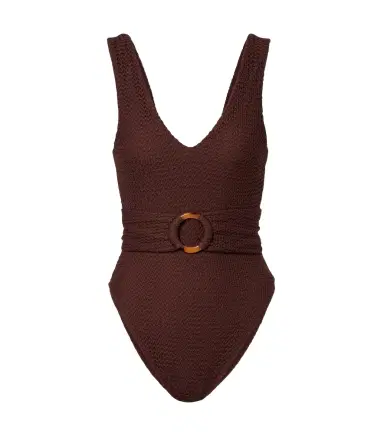 Montce Kim belted crochet swimsuit | Thumbnail 1