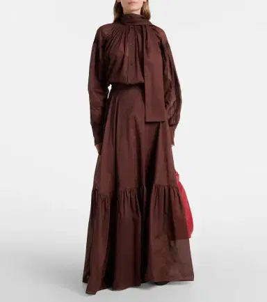 Plan C Cotton organza maxi skirt | Thumbnail 2 Plan C Cotton organza maxi skirt | Thumbnail 2