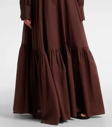 Plan C Cotton organza maxi skirt | Thumbnail 5 Plan C Cotton organza maxi skirt | Thumbnail 5