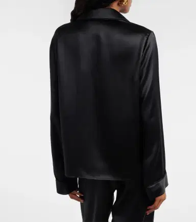 Saint Laurent Silk satin shirt | Thumbnail 3