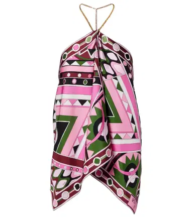 Pucci Vivara silk satin top | Thumbnail 1