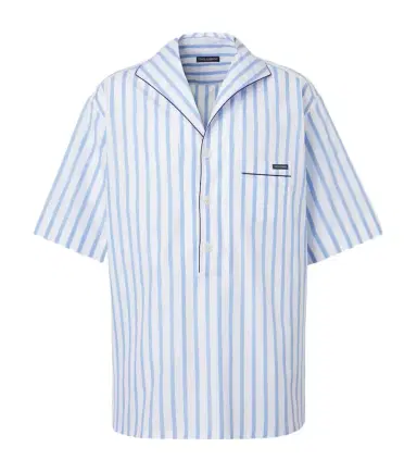 Dolce & Gabbana Striped cotton and silk poplin shirt | Thumbnail 1