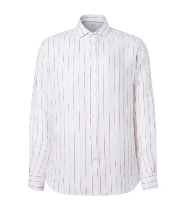 Striped linen shirt