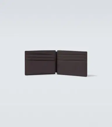 Brunello Cucinelli Logo debossed leather wallet | Thumbnail 3