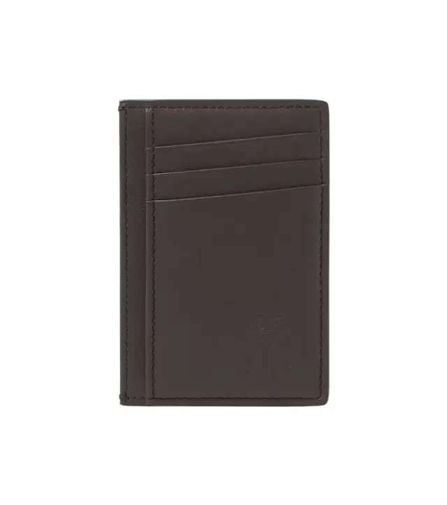 Brunello Cucinelli Debossed leather card holder