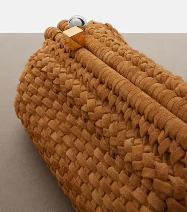 Jacquemus Salon woven suede clutch | Thumbnail 2