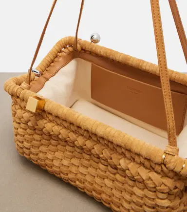 Jacquemus Salon woven suede clutch | Thumbnail 3