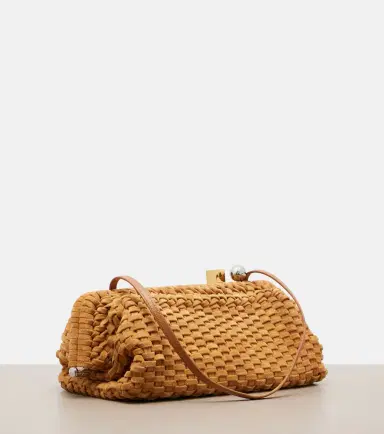 Jacquemus Salon woven suede clutch | Thumbnail 4