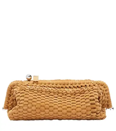Jacquemus Salon woven suede clutch | Thumbnail 1