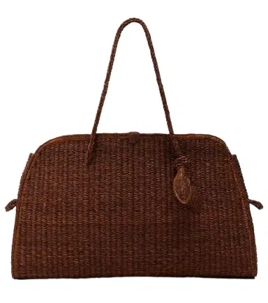 Jacquemus Turismo Large raffia bowling bag | Thumbnail 1