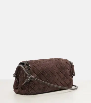 Bottega Veneta Notturno Intrecciato Small suede crossbody bag | Thumbnail 3