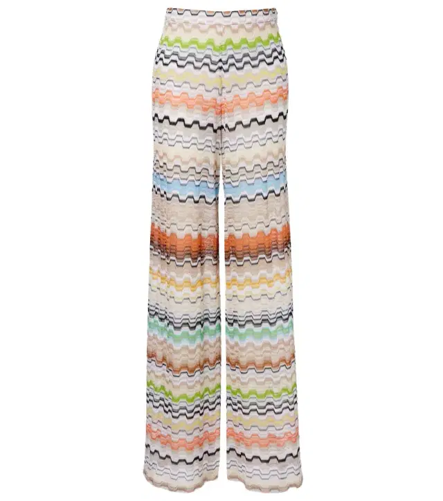 Missoni Zig Zag high-rise wide-leg pants