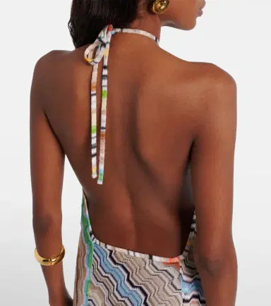 Missoni Zig Zag halterneck maxi dress | Thumbnail 2