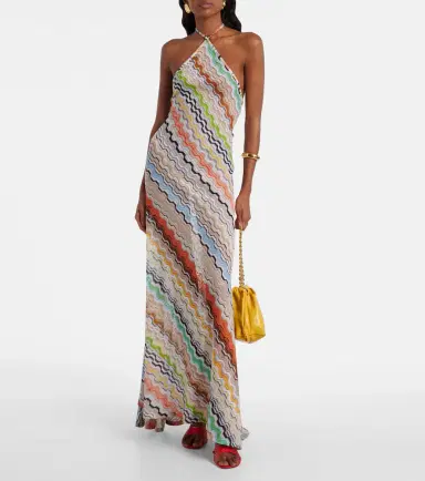 Missoni Zig Zag halterneck maxi dress | Thumbnail 3