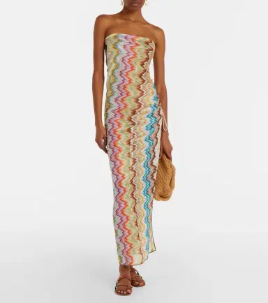 Missoni Zigzag gathered maxi dress | Thumbnail 3