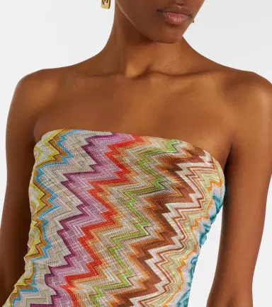 Missoni Zigzag gathered maxi dress | Thumbnail 4