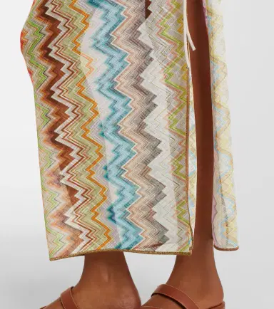 Missoni Zigzag gathered maxi dress | Thumbnail 5